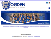 Tablet Screenshot of ogdenschools.org